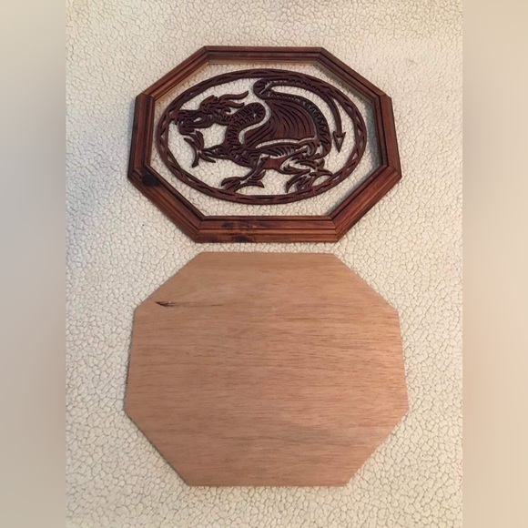 Wood Hand Carved Dragon Detailed Artwork Art Home Decor
Sold as shown in picture - Picture 6 of 12